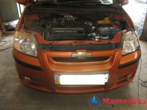 Chevrolet Aveo установка ГБО